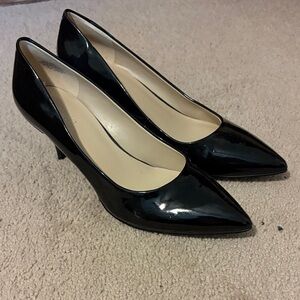 Nine West Black Patent Heels